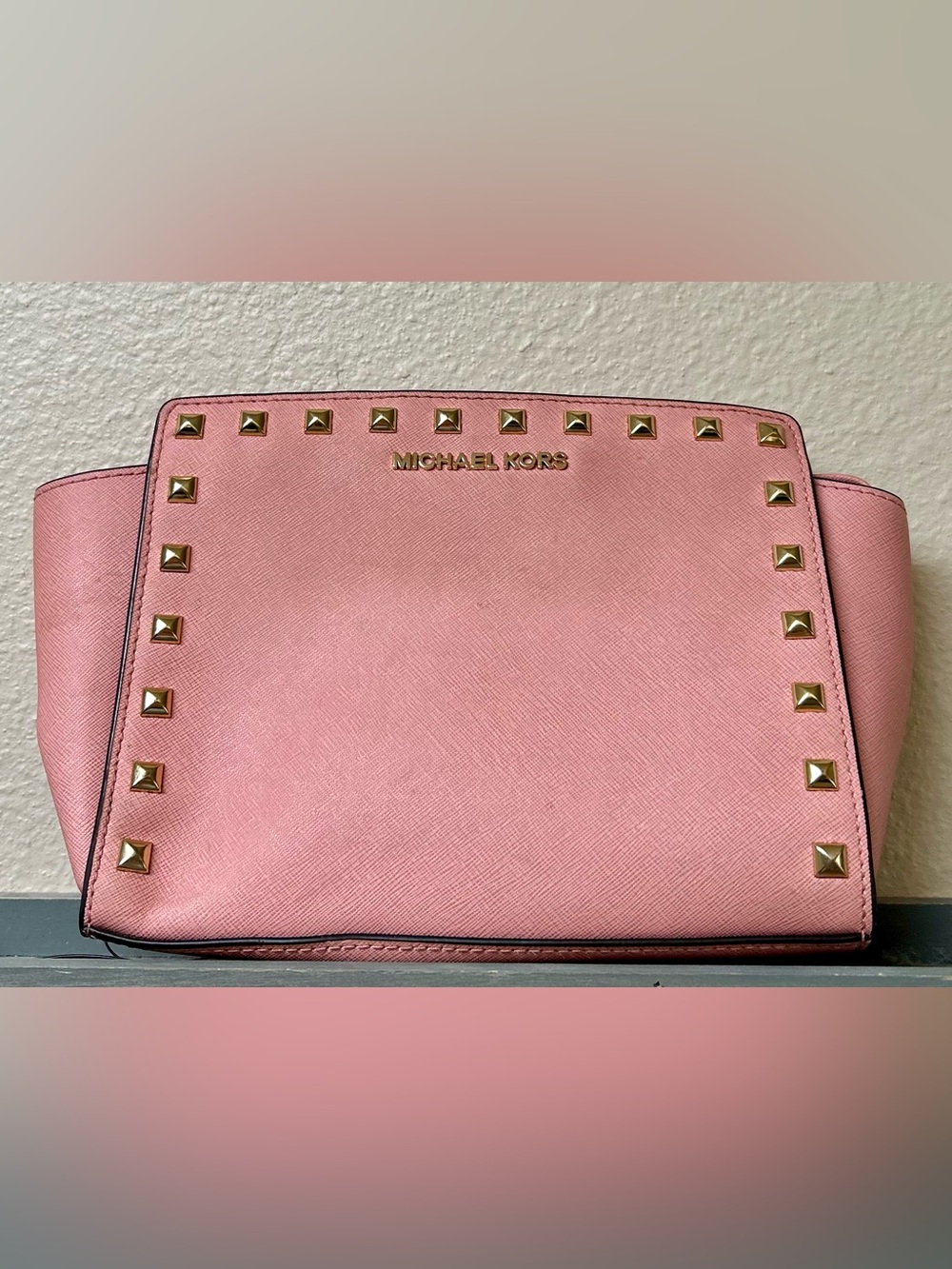 MICHAEL KORS LEATHER Selma crossbody pink - Picture 8 of 10